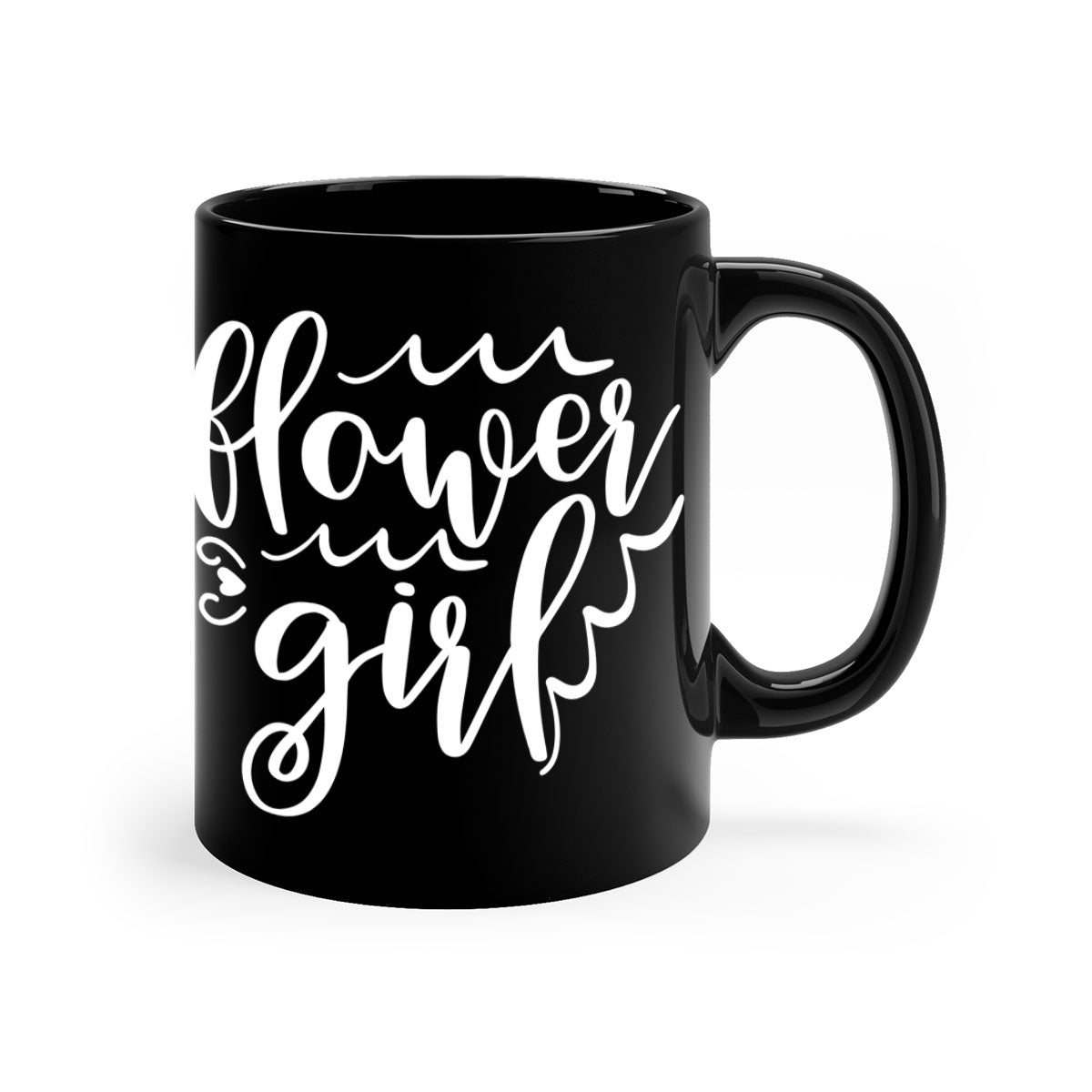 Flower 2# Mug featuring a two-tone design with a colored handle and glossy finish, available in multiple colors.