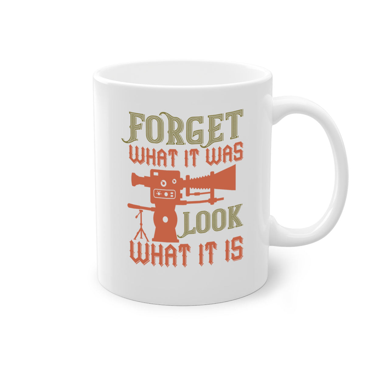 Forget What It Was 44# Mug with a glossy finish, featuring a colored handle and interior, available in multiple colors.