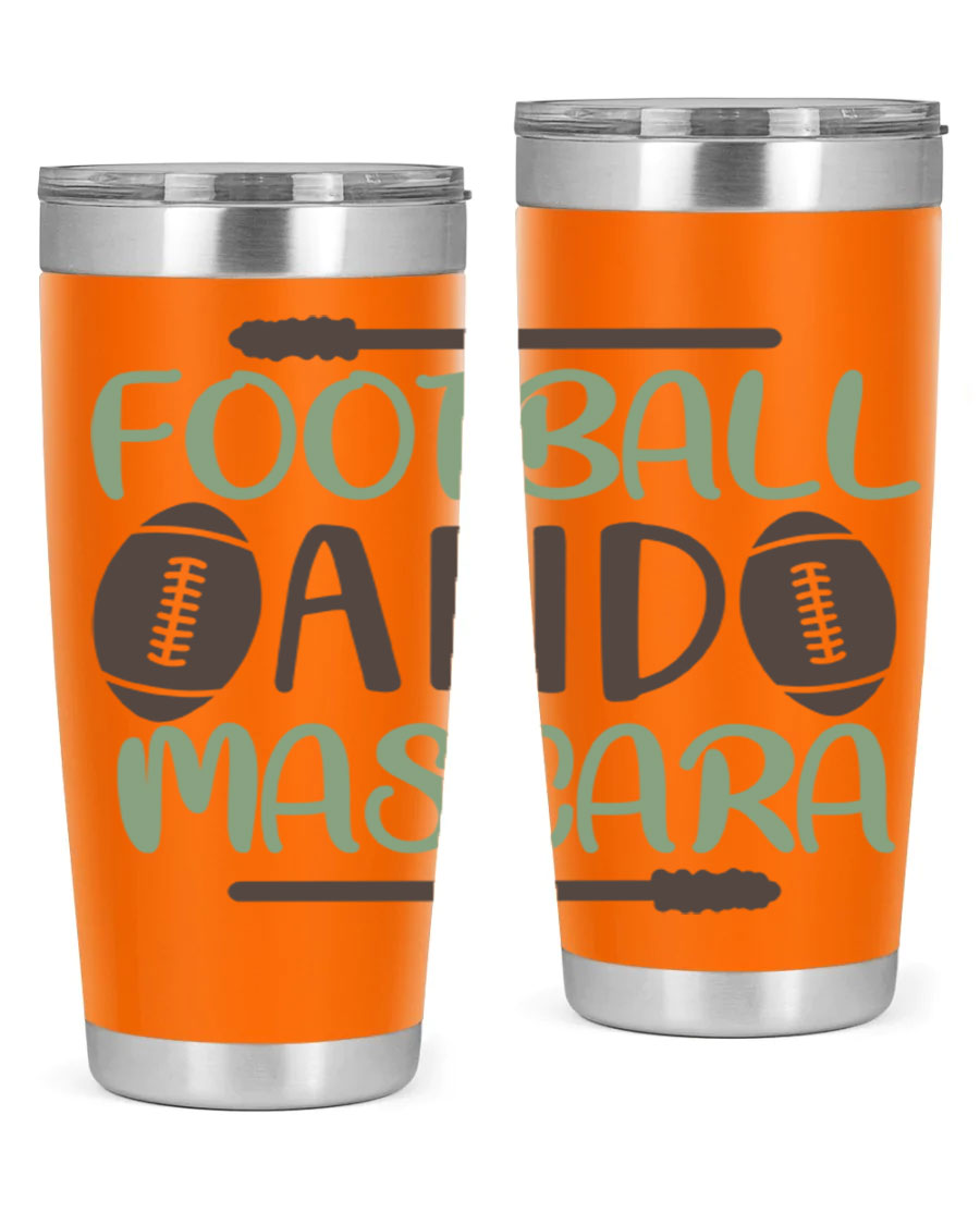 Football and Mascara 90# Cotton Tank top featuring a stylish design for football fans, made from soft and breathable cotton fabric.