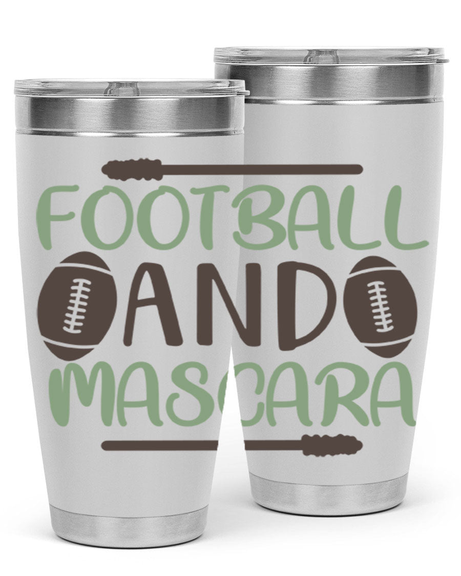 Football and Mascara 90# Cotton Tank top featuring a stylish design for football fans, made from soft and breathable cotton fabric.