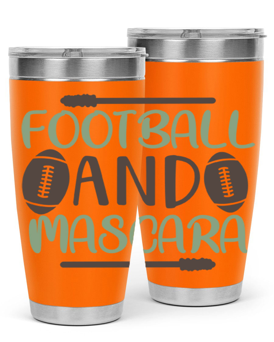 Football and Mascara 90# Cotton Tank top featuring a stylish design for football fans, made from soft and breathable cotton fabric.