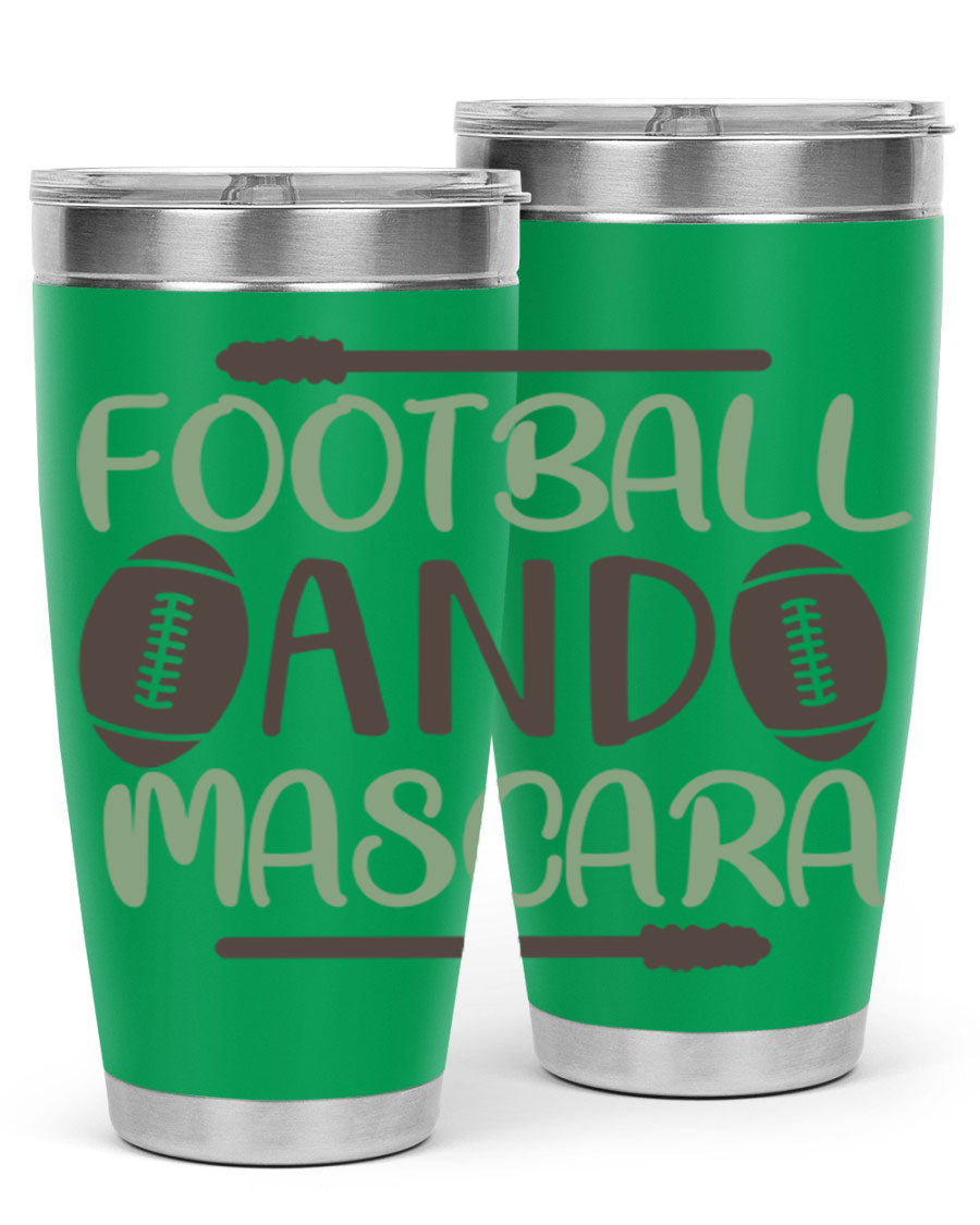 Football and Mascara 90# Cotton Tank top featuring a stylish design for football fans, made from soft and breathable cotton fabric.