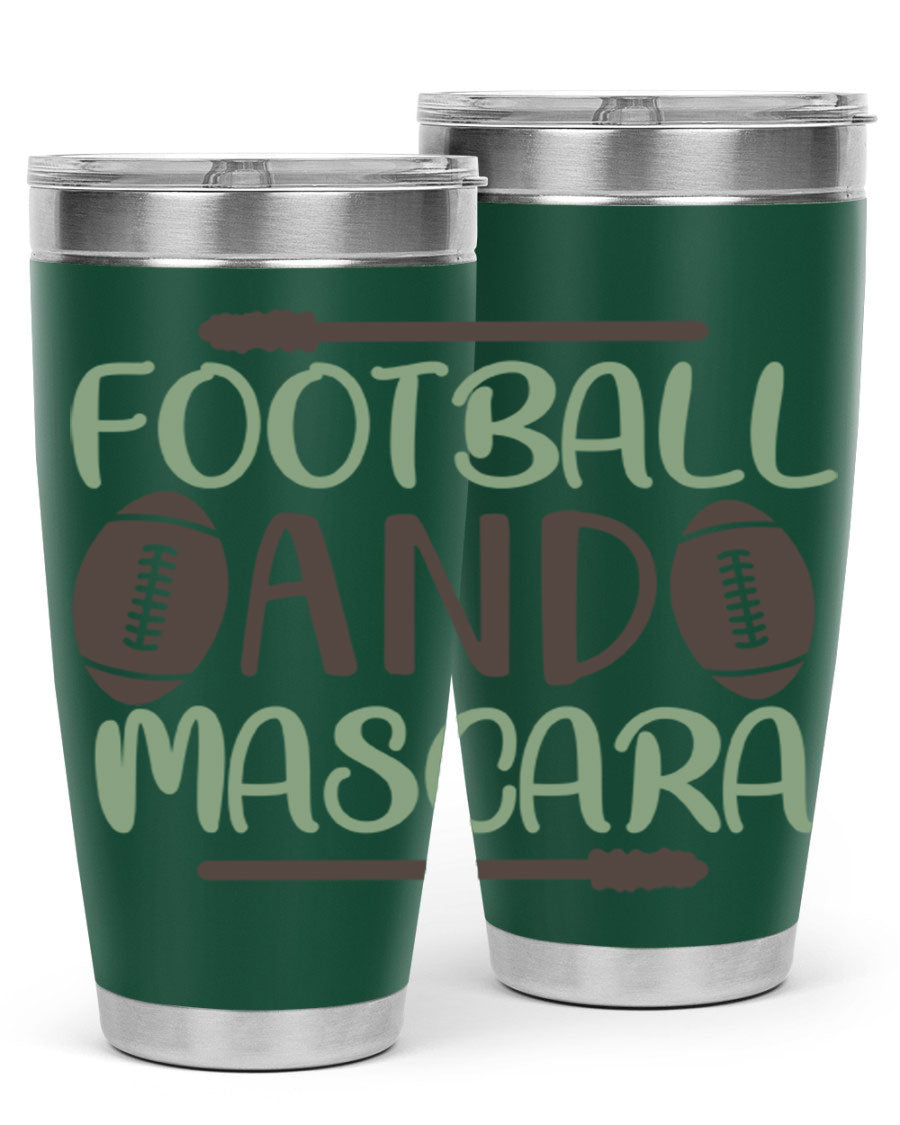 Football and Mascara 90# Cotton Tank top featuring a stylish design for football fans, made from soft and breathable cotton fabric.