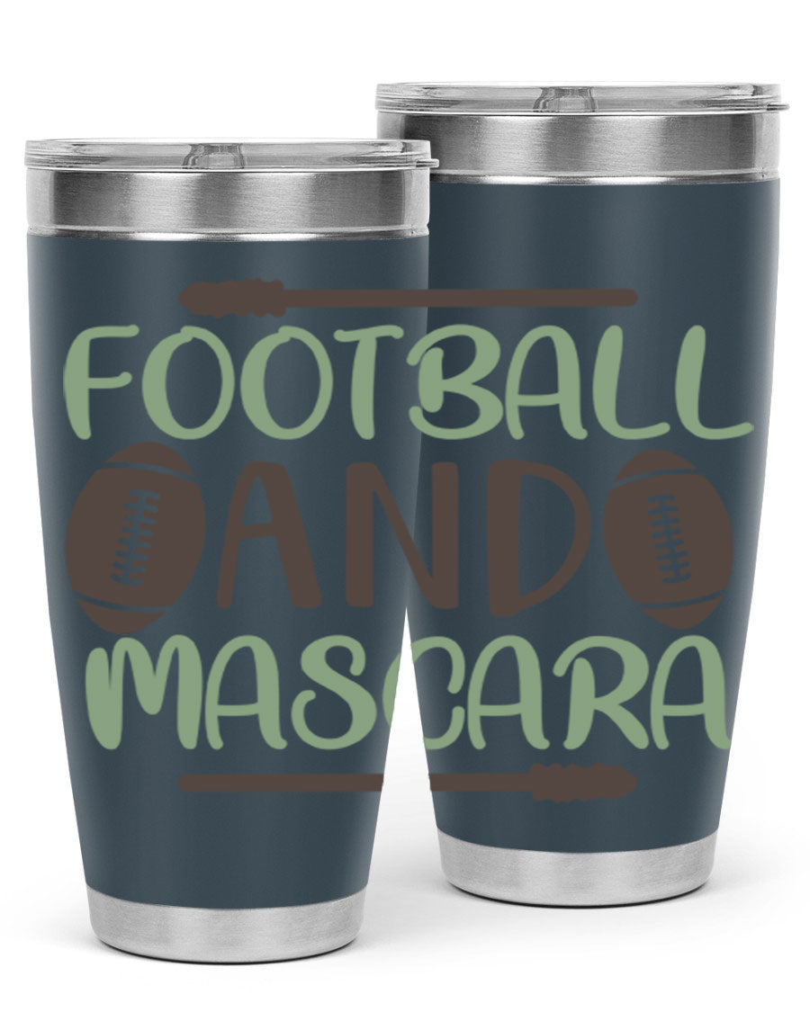 Football and Mascara 90# Cotton Tank top featuring a stylish design for football fans, made from soft and breathable cotton fabric.