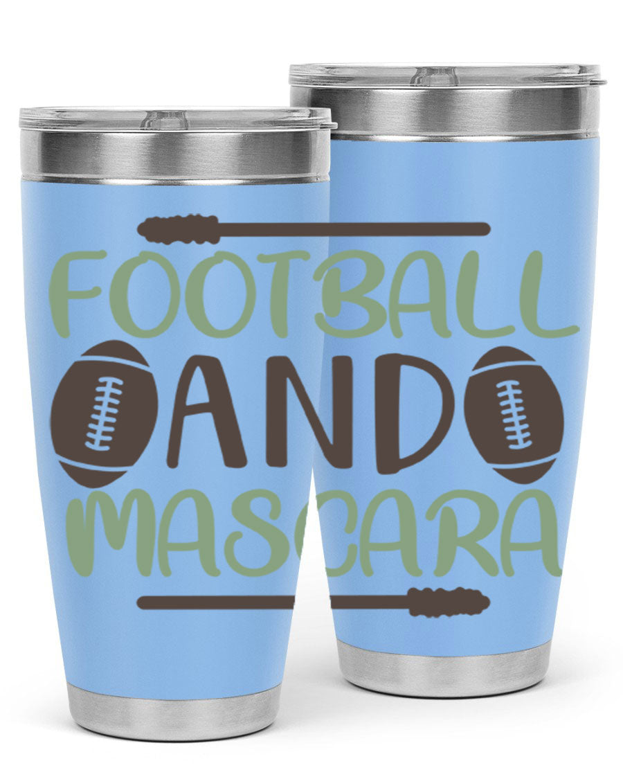 Football and Mascara 90# Cotton Tank top featuring a stylish design for football fans, made from soft and breathable cotton fabric.