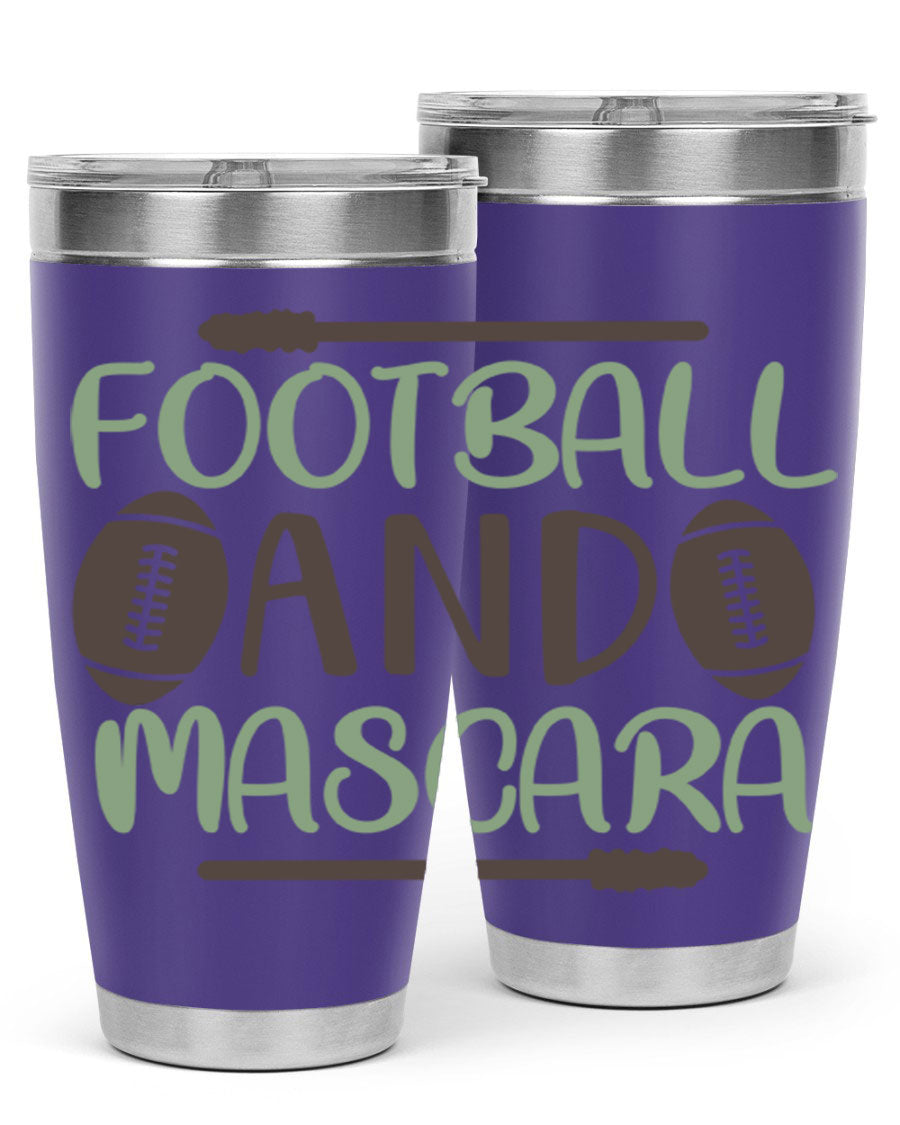 Football and Mascara 90# Cotton Tank top featuring a stylish design for football fans, made from soft and breathable cotton fabric.