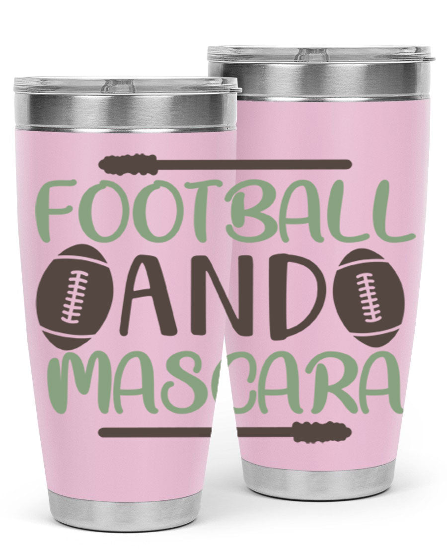 Football and Mascara 90# Cotton Tank top featuring a stylish design for football fans, made from soft and breathable cotton fabric.