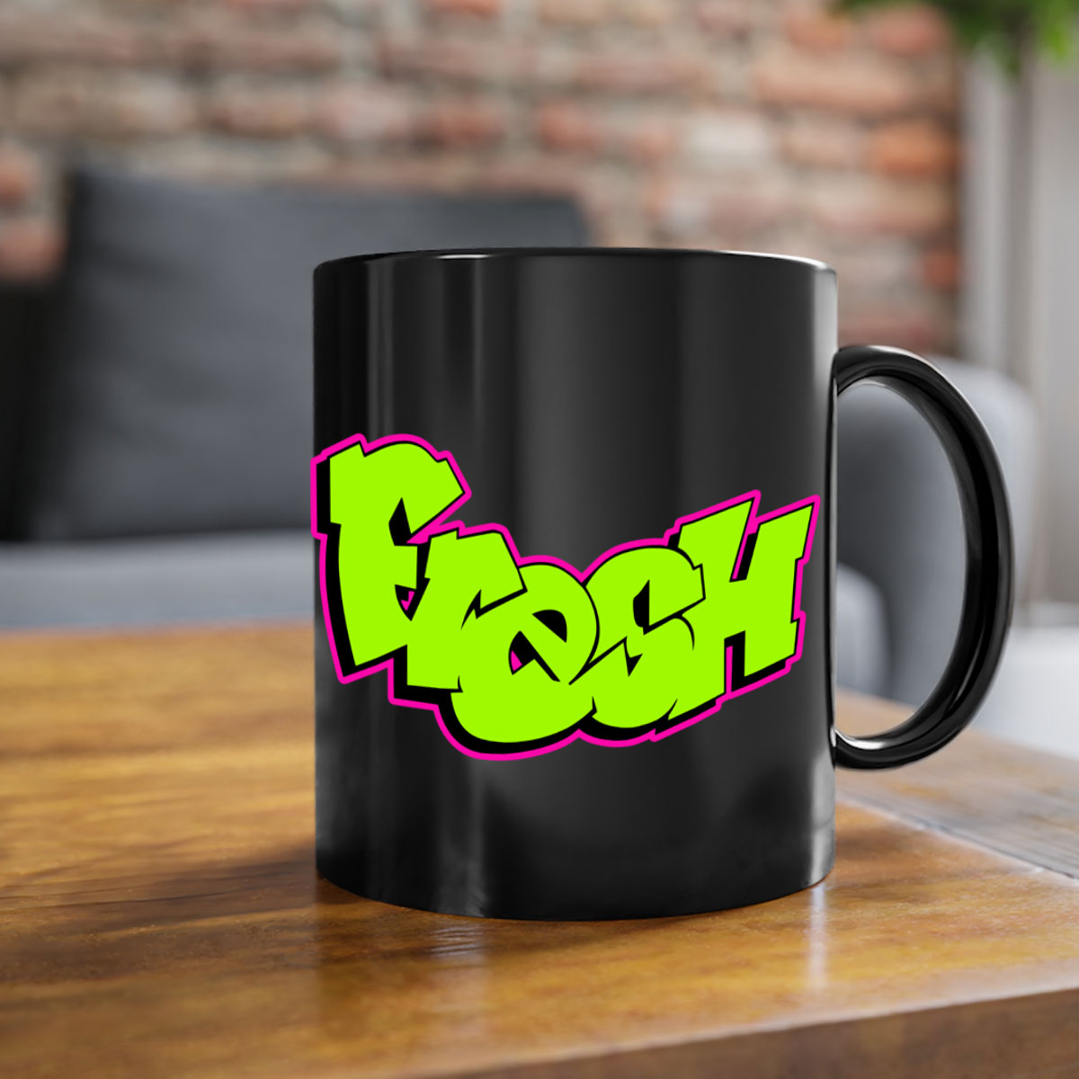 Fresh 149# Mug featuring a glossy finish, colored handle, and interior, available in five vibrant colors and two sizes.