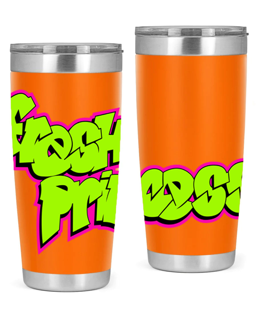 Fresh Princess 145# Cotton Tank featuring stylish black words and phrases, perfect for casual wear.