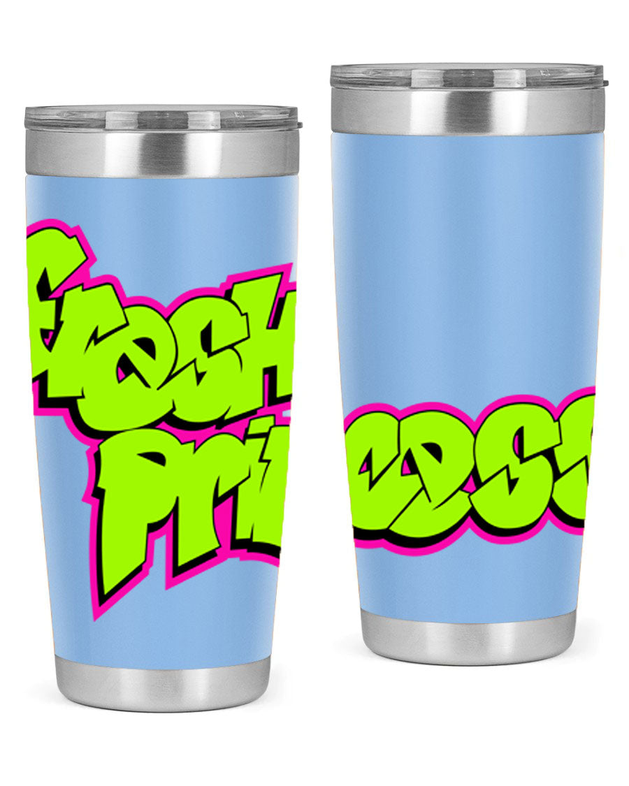 Fresh Princess 145# Cotton Tank featuring stylish black words and phrases, perfect for casual wear.