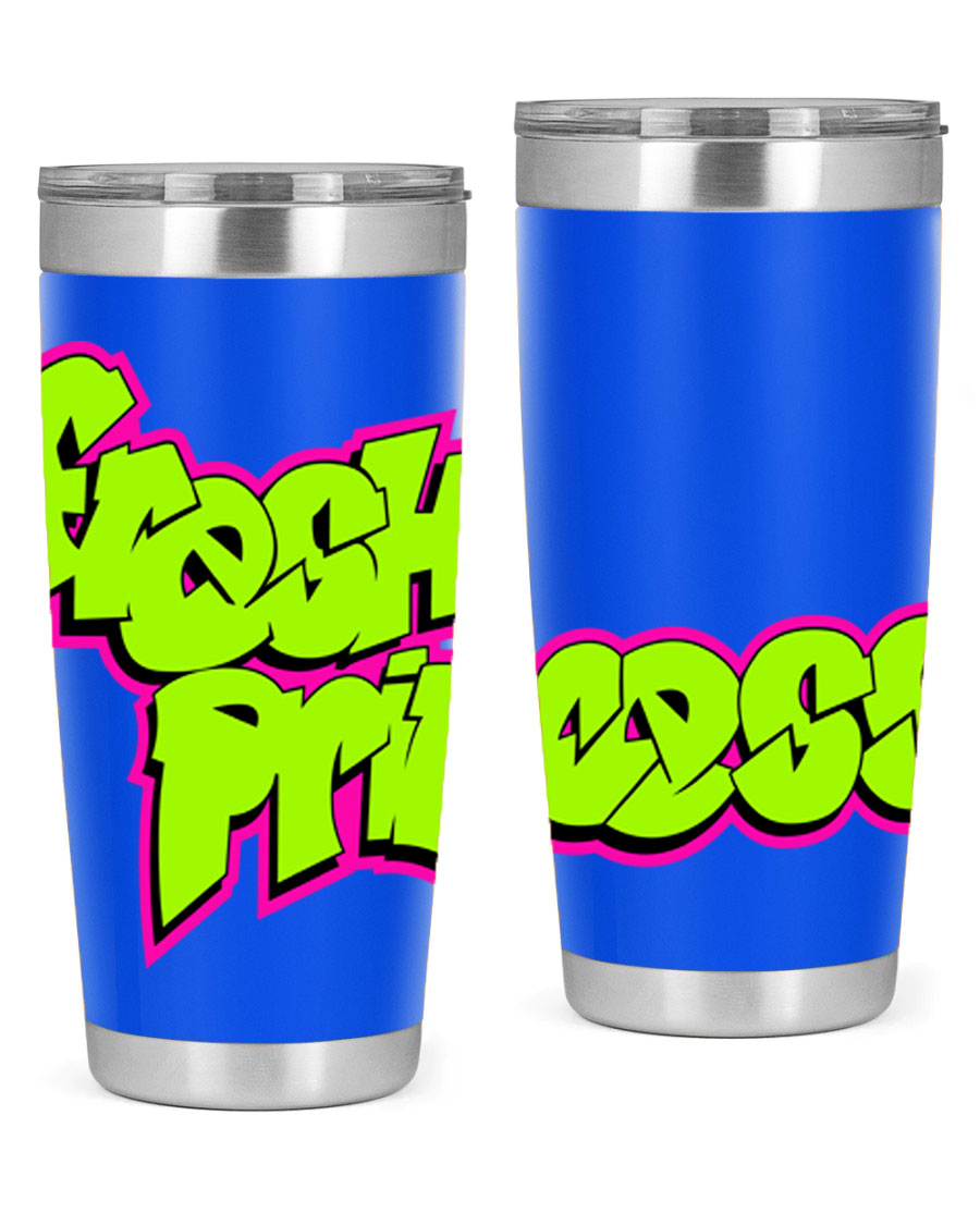 Fresh Princess 145# Cotton Tank featuring stylish black words and phrases, perfect for casual wear.