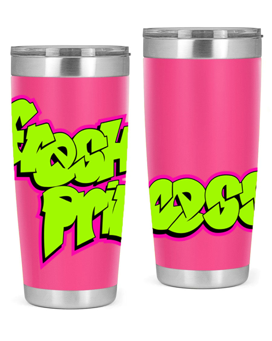 Fresh Princess 145# Cotton Tank featuring stylish black words and phrases, perfect for casual wear.