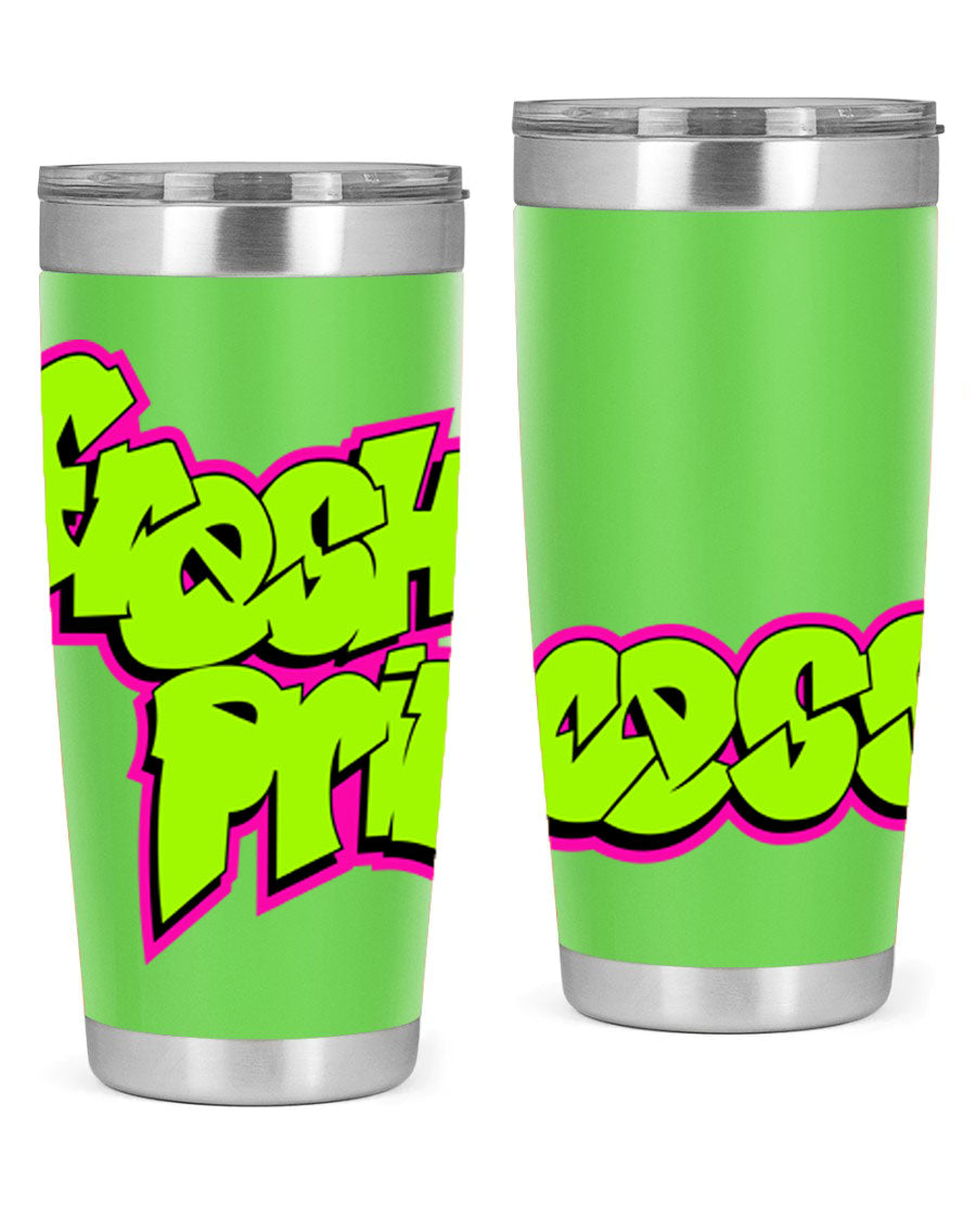 Fresh Princess 145# Cotton Tank featuring stylish black words and phrases, perfect for casual wear.