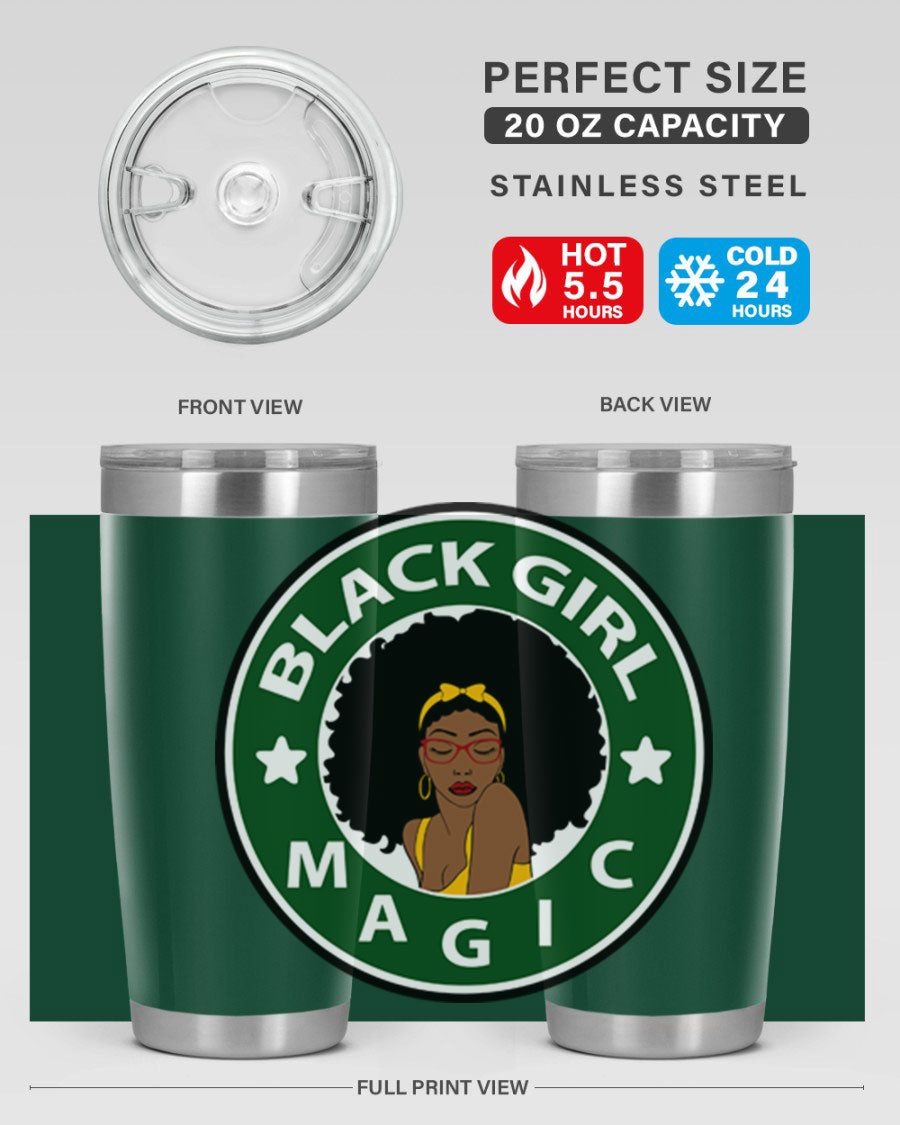 Front 37# Tumbler in stainless steel with a sleek design, showcasing its double wall vacuum insulation and drink-thru lid.