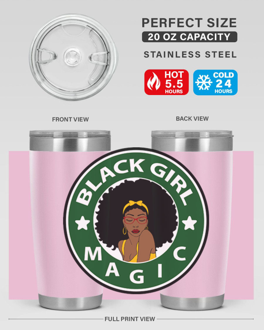 Front 37# Tumbler in stainless steel with a sleek design, showcasing its double wall vacuum insulation and drink-thru lid.