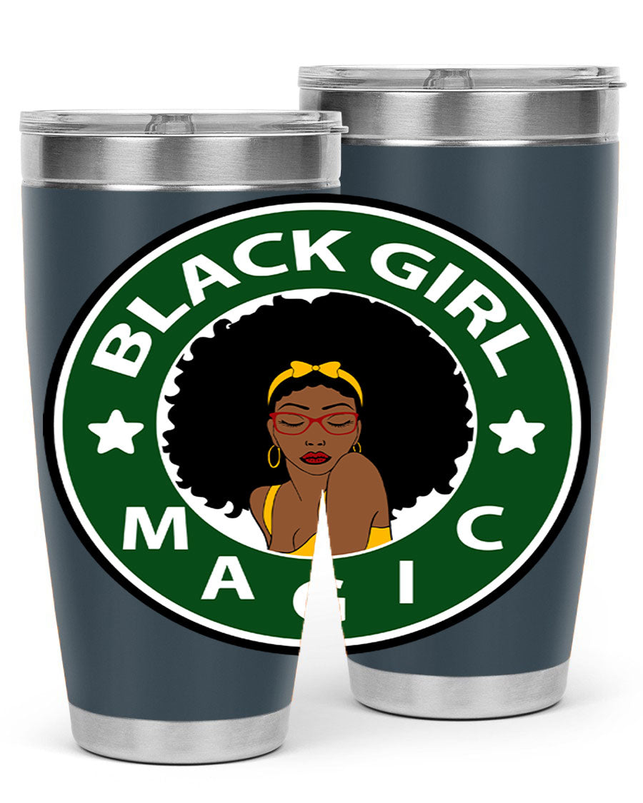 Front 37# Tumbler in stainless steel with a sleek design, showcasing its double wall vacuum insulation and drink-thru lid.