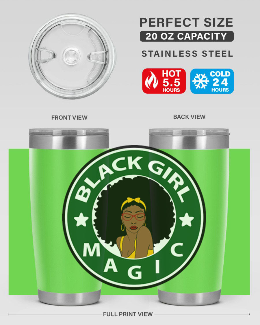 Front 37# Tumbler in stainless steel with a sleek design, showcasing its double wall vacuum insulation and drink-thru lid.