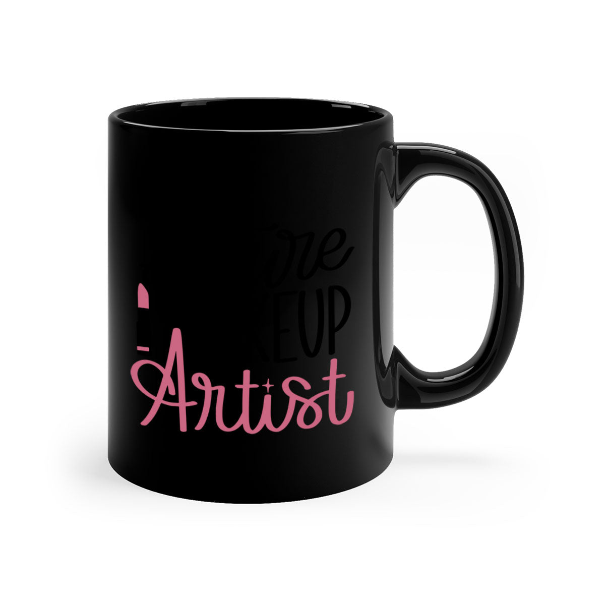 Future Makeup Artist Style 99# Mug with colorful handle and glossy finish, available in multiple colors and sizes.