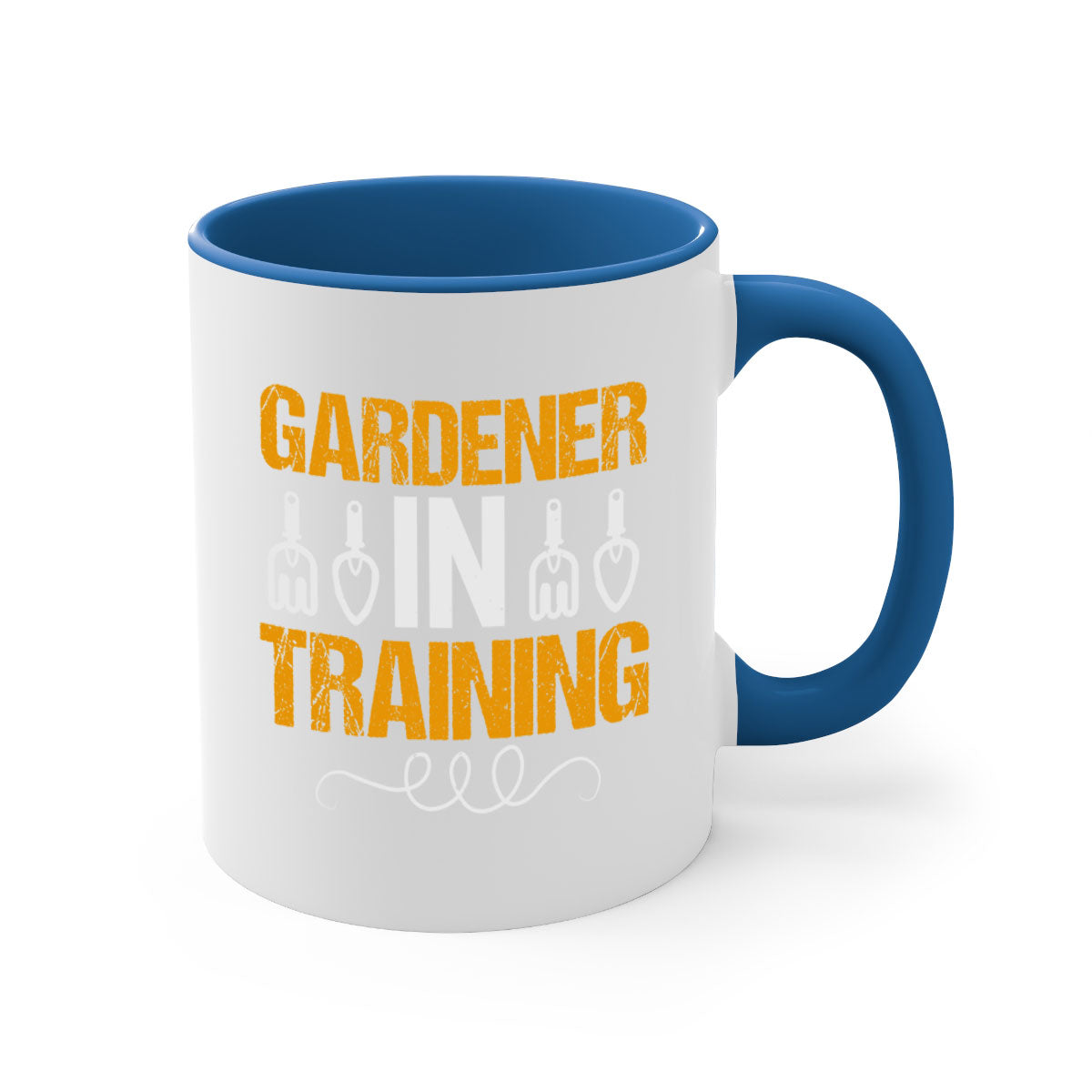 Garderner in Training 61# Mug featuring a glossy finish, colored handle, and interior, available in five vibrant colors.