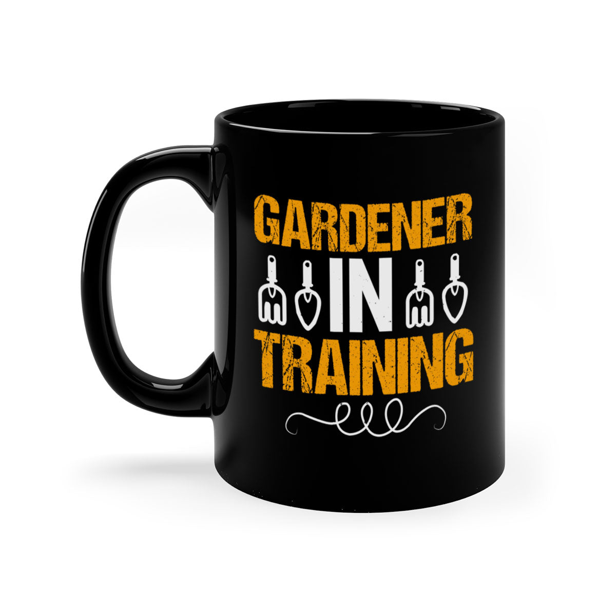 Garderner in Training 61# Mug featuring a glossy finish, colored handle, and interior, available in five vibrant colors.