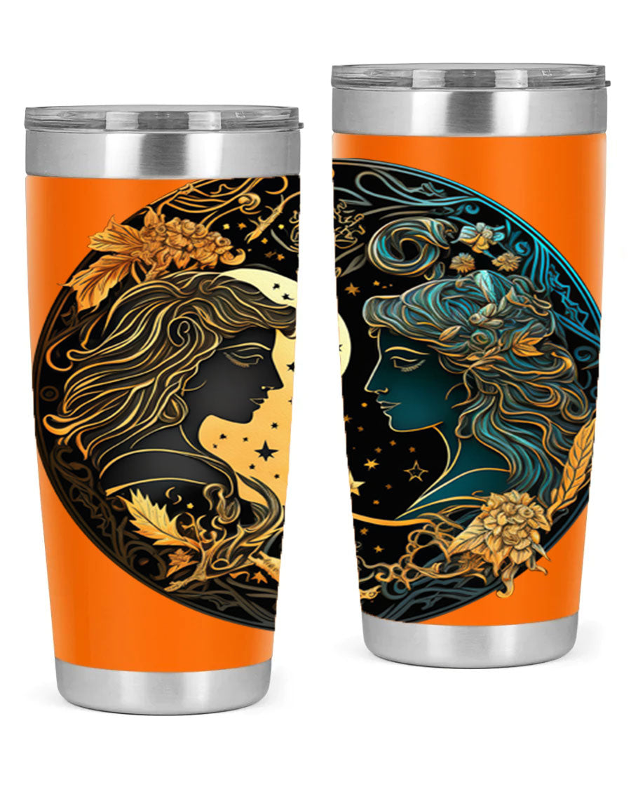 Gemini 216# 20oz Tumbler made of stainless steel with a sleek design, featuring a press-in lid and copper lining for insulation.