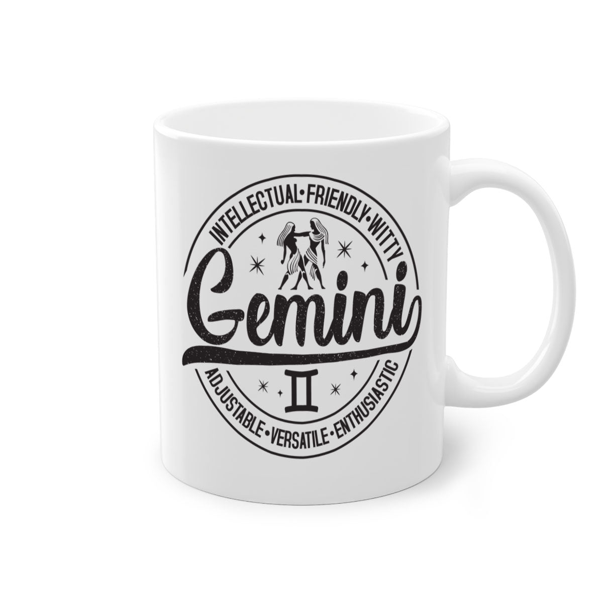 Gemini 225# Mug featuring a two-tone design with a colored handle and glossy finish, available in multiple colors.