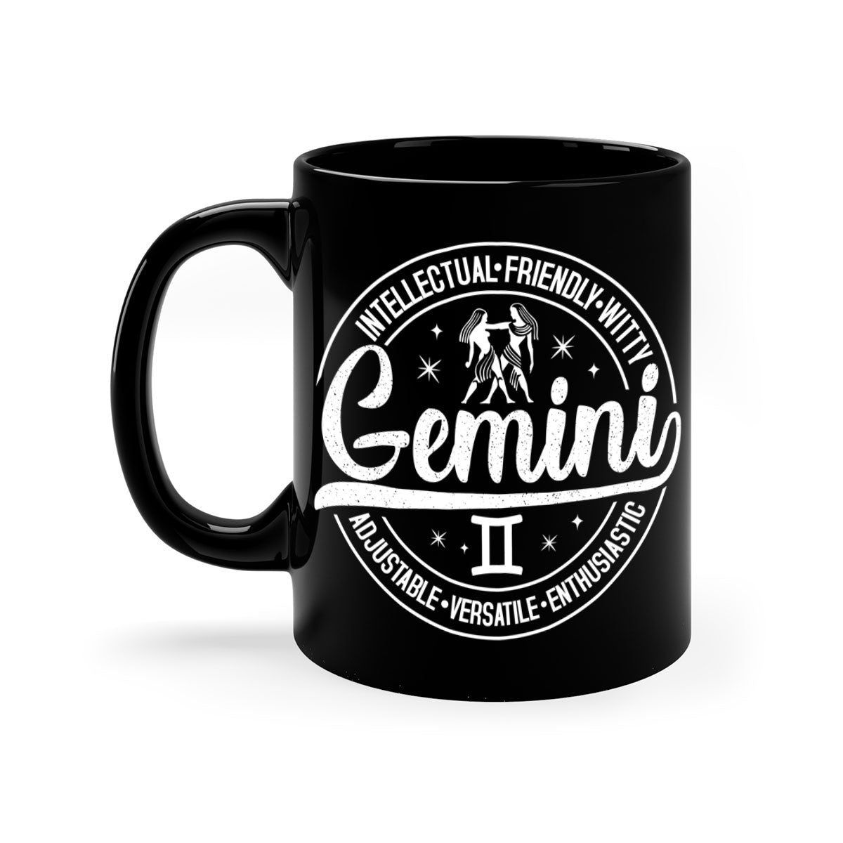 Gemini 226# Mug featuring a two-tone design with a colored handle and interior, available in multiple colors and sizes.