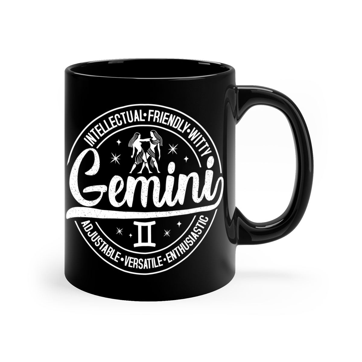 Gemini 226# Mug featuring a two-tone design with a colored handle and interior, available in multiple colors and sizes.