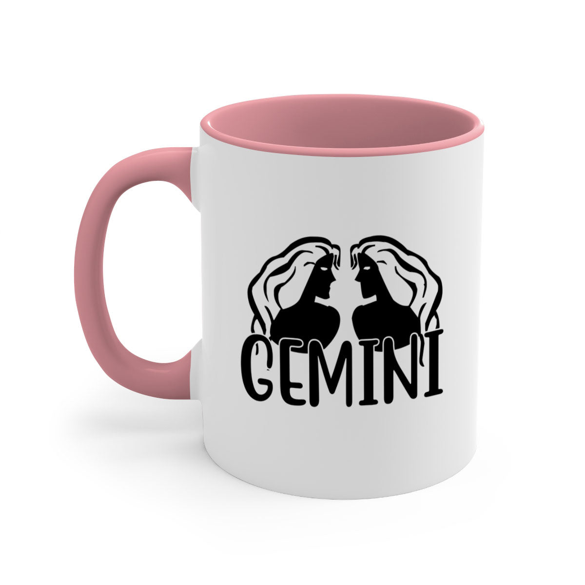 Gemini 227# Zodiac Mug with colorful handle and interior, showcasing a glossy finish and zodiac design.