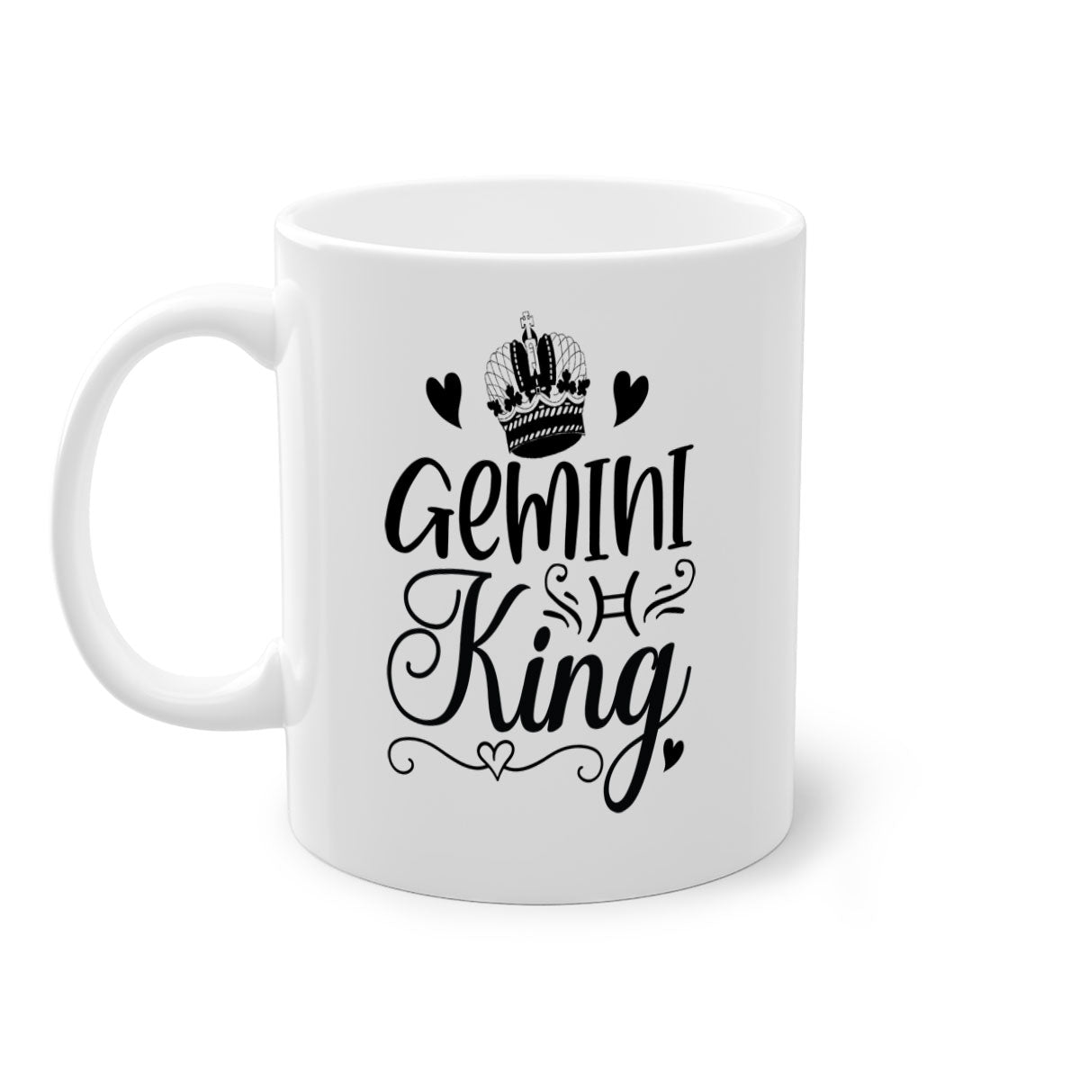Gemini King 228# Mug featuring a two-tone design with a colored handle and glossy finish, available in multiple colors.