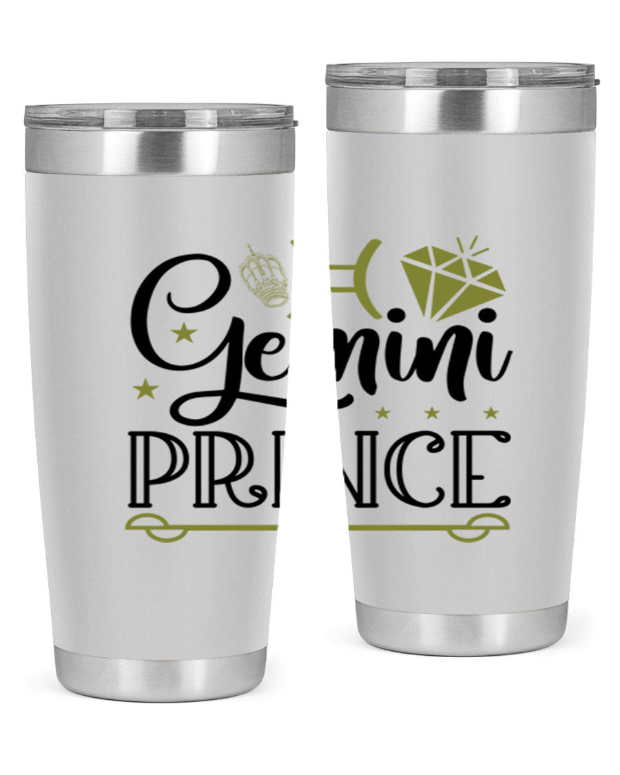 Gemini Prince 229# Tumbler, a stylish 20oz stainless steel tumbler with a drink-thru lid, perfect for hot and cold beverages.