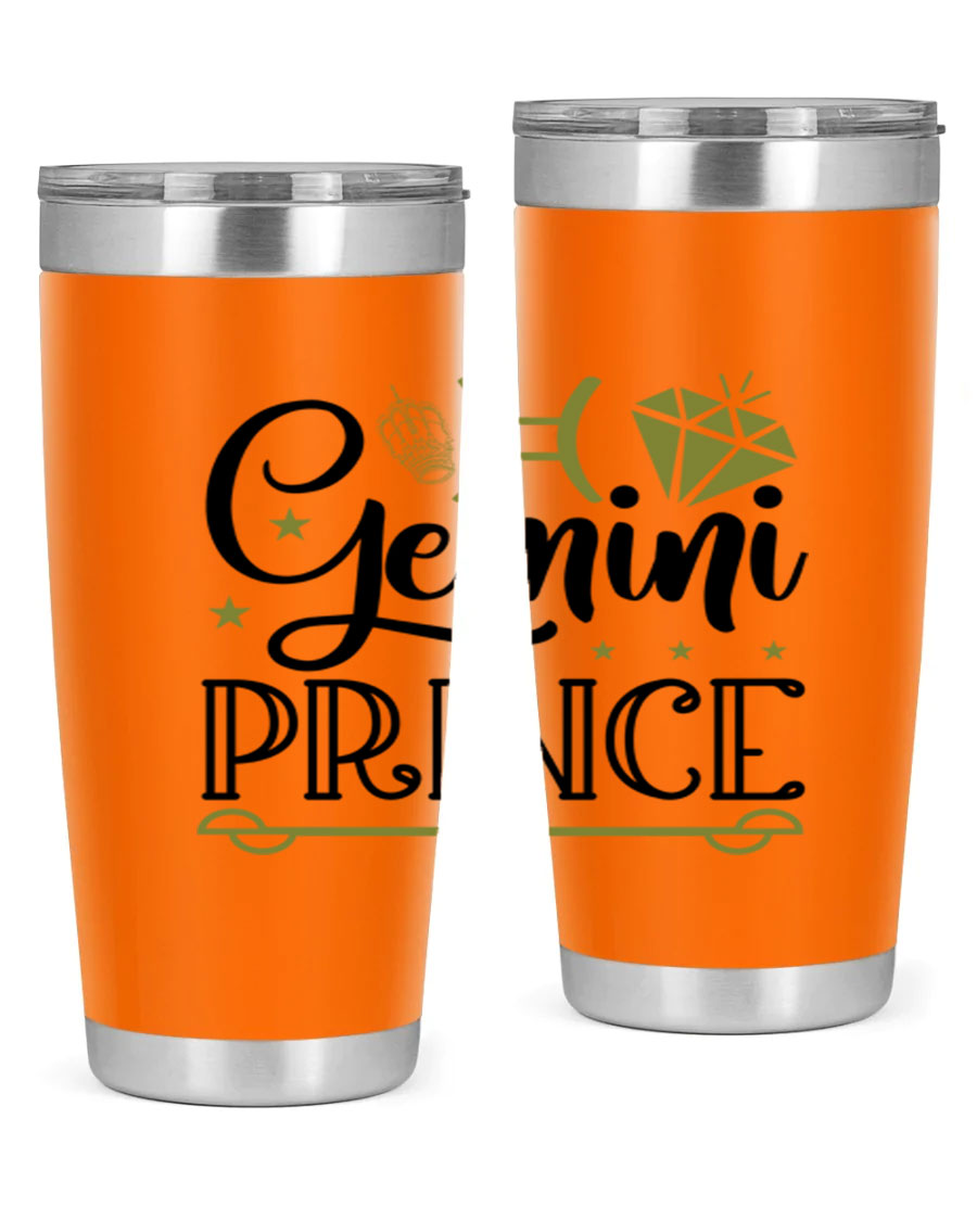 Gemini Prince 229# Tumbler, a stylish 20oz stainless steel tumbler with a drink-thru lid, perfect for hot and cold beverages.