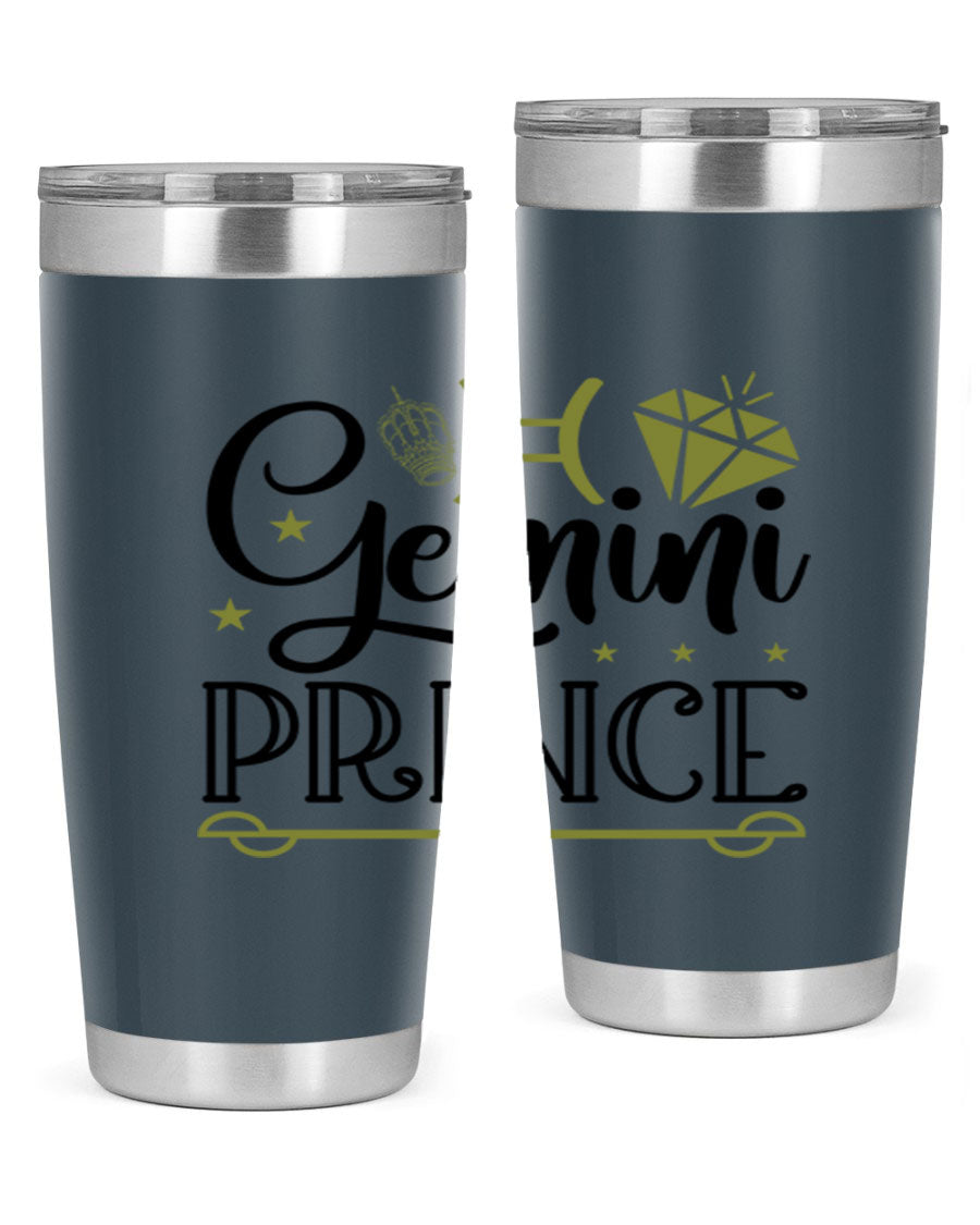 Gemini Prince 229# Tumbler, a stylish 20oz stainless steel tumbler with a drink-thru lid, perfect for hot and cold beverages.