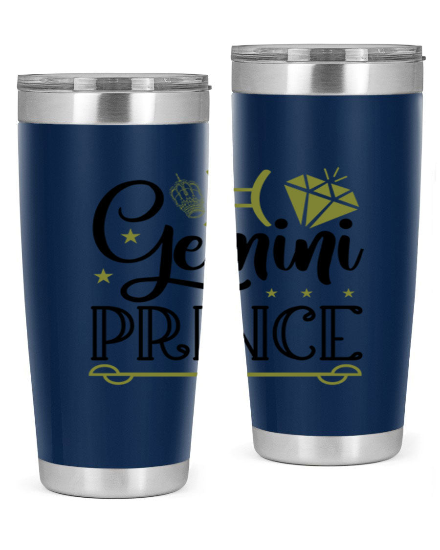 Gemini Prince 229# Tumbler, a stylish 20oz stainless steel tumbler with a drink-thru lid, perfect for hot and cold beverages.