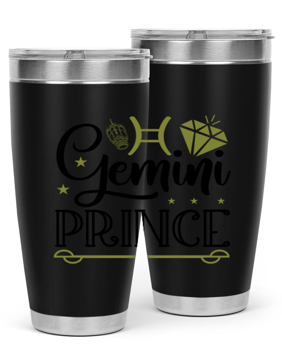 Gemini Prince 229# Tumbler, a stylish 20oz stainless steel tumbler with a drink-thru lid, perfect for hot and cold beverages.