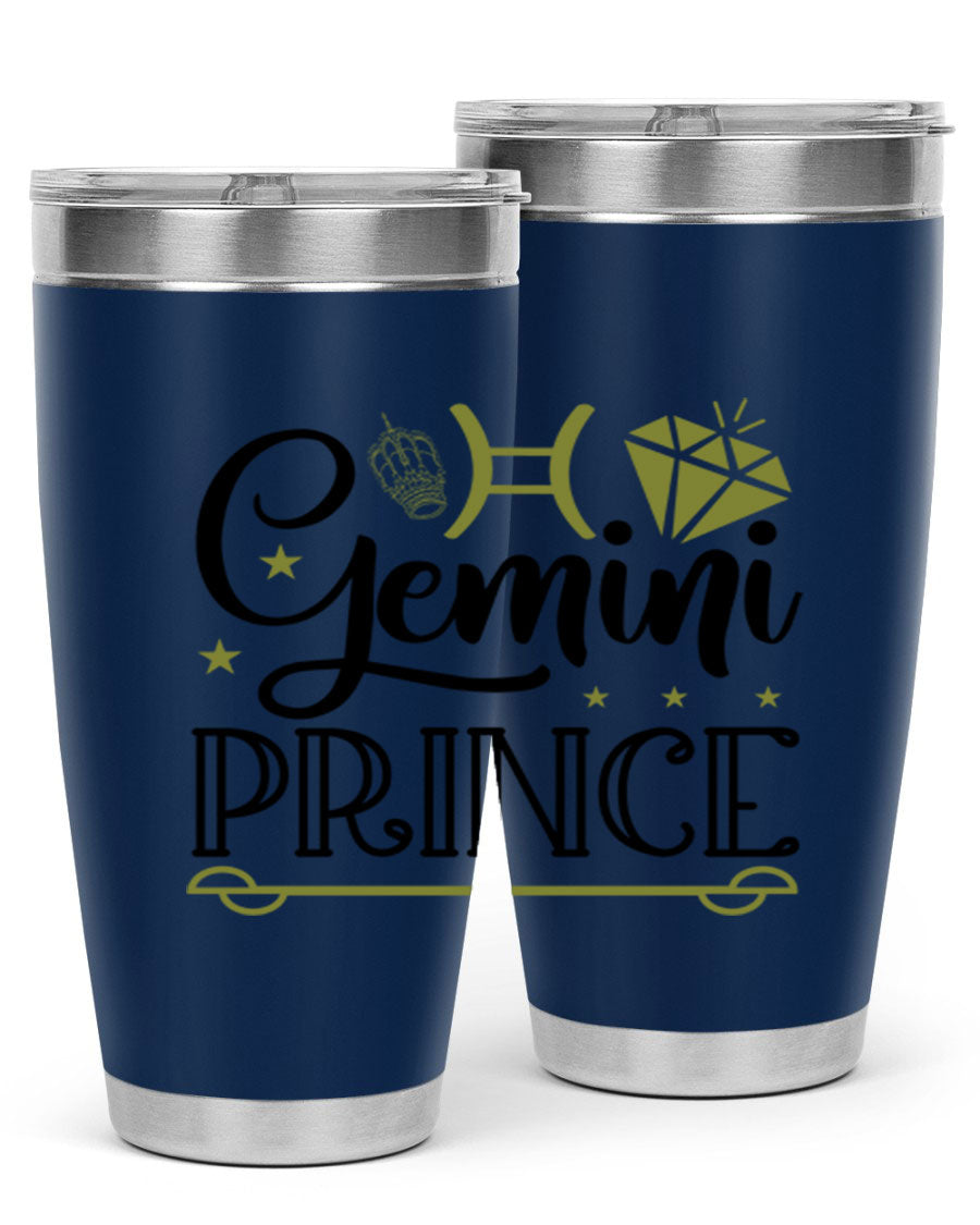 Gemini Prince 229# Tumbler, a stylish 20oz stainless steel tumbler with a drink-thru lid, perfect for hot and cold beverages.