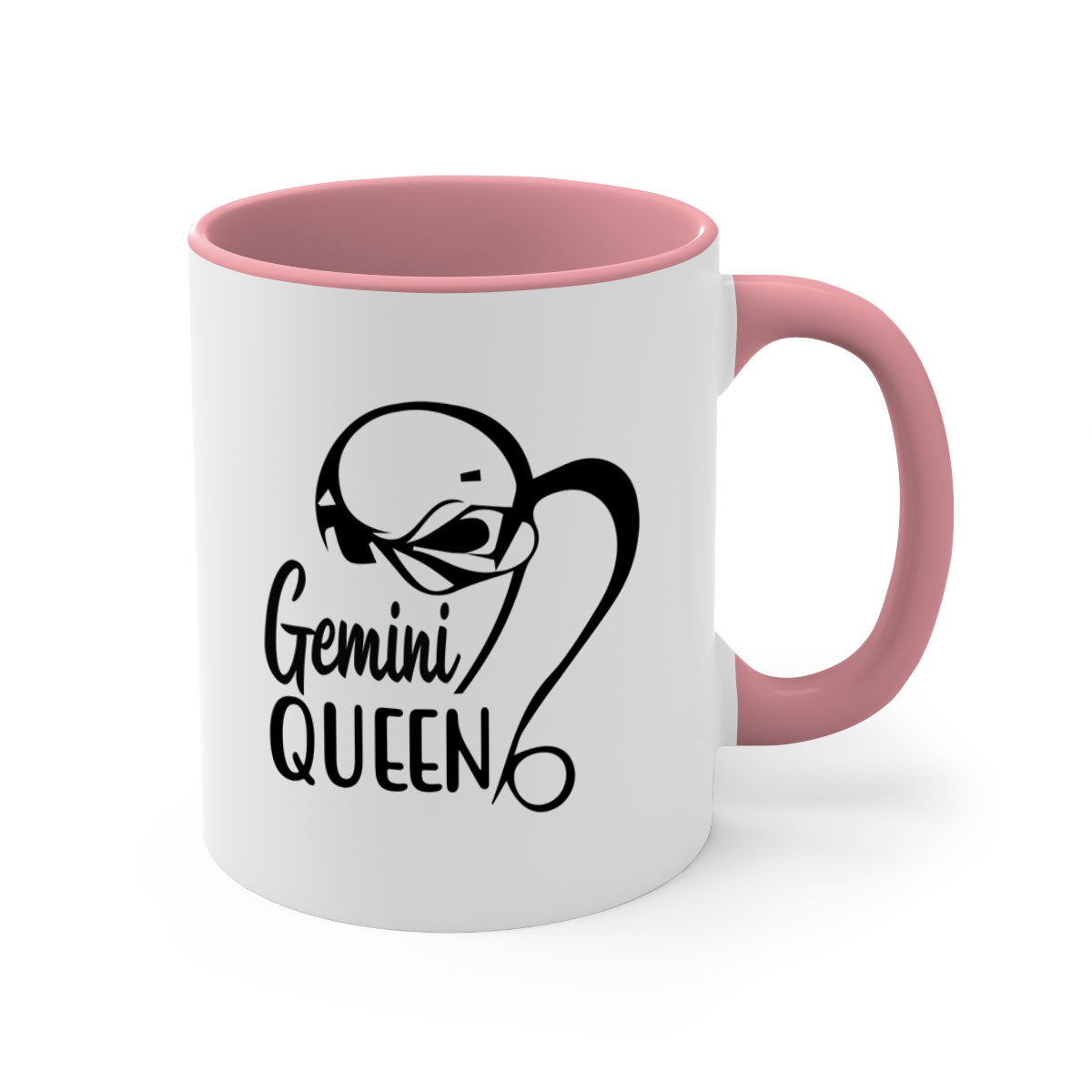Gemini Queen 231# Mug featuring a glossy finish, colored handle, and interior, available in five vibrant colors.