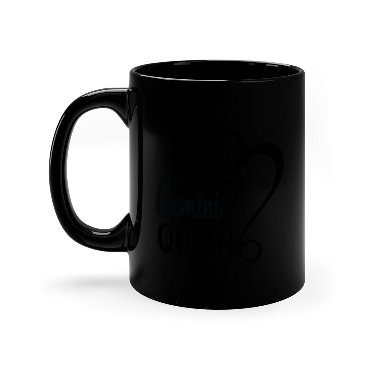 Gemini Queen 231# Mug featuring a glossy finish, colored handle, and interior, available in five vibrant colors.