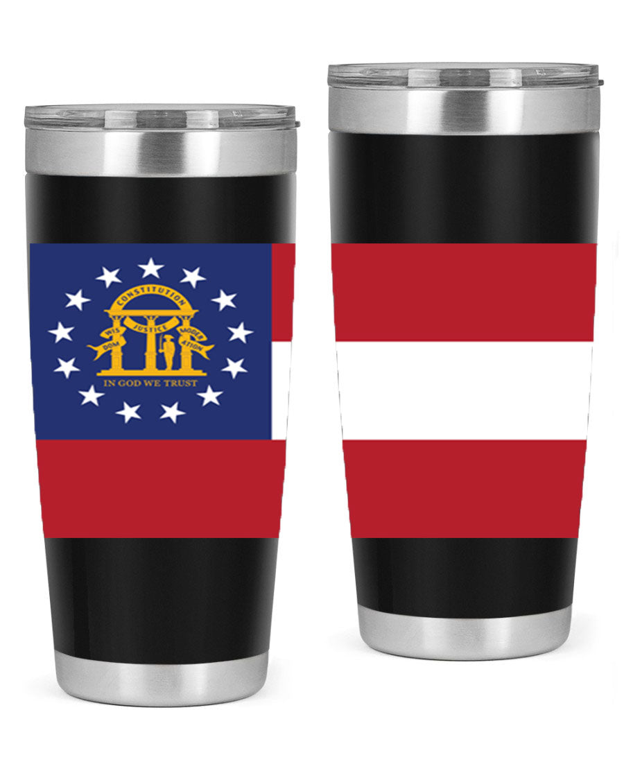 Georgia 42# Tumbler featuring double wall vacuum stainless steel design with copper lining, perfect for hot and cold beverages.