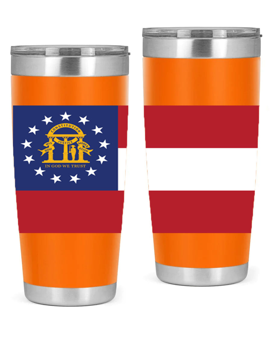 Georgia 42# Tumbler featuring double wall vacuum stainless steel design with copper lining, perfect for hot and cold beverages.