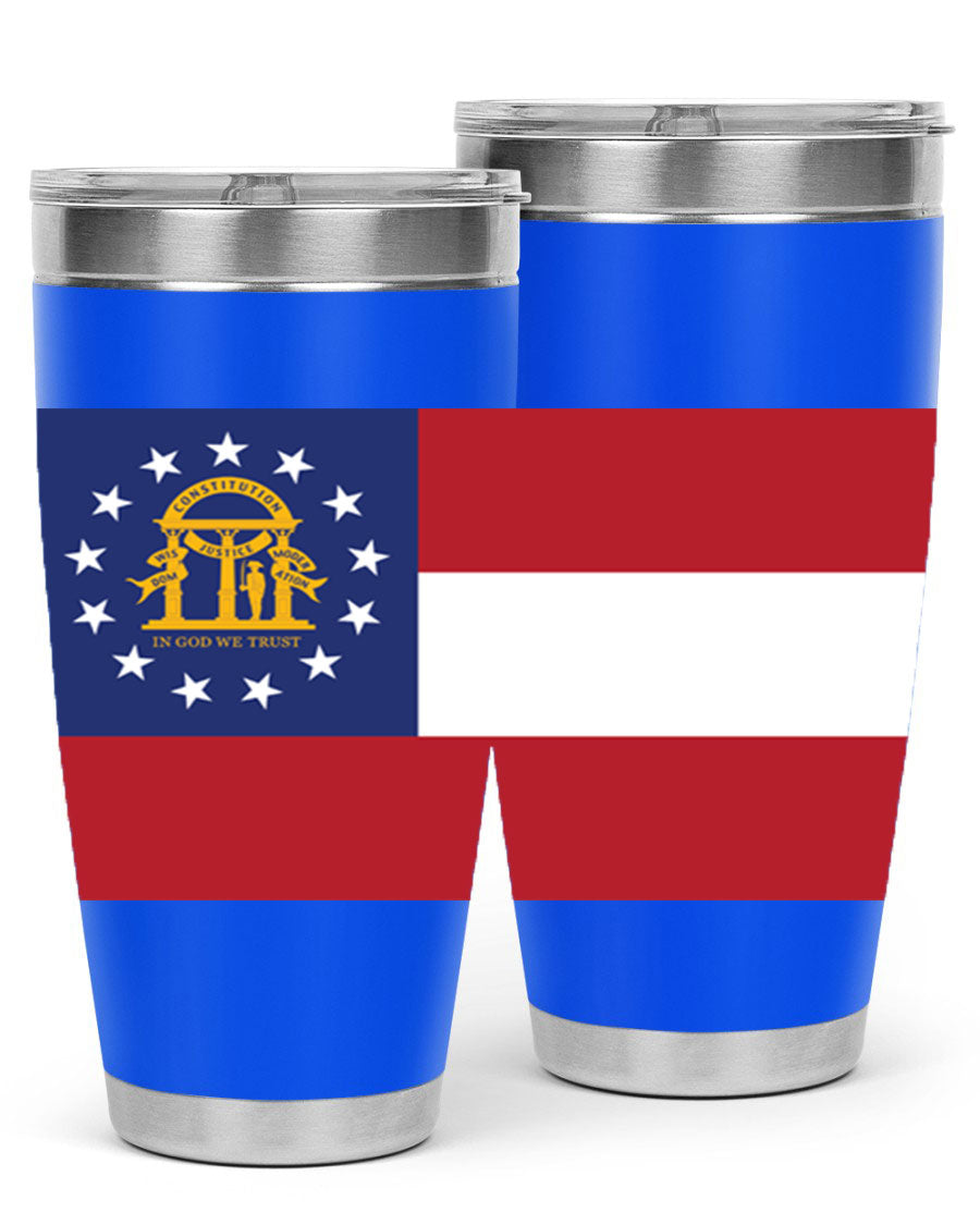 Georgia 42# Tumbler featuring double wall vacuum stainless steel design with copper lining, perfect for hot and cold beverages.
