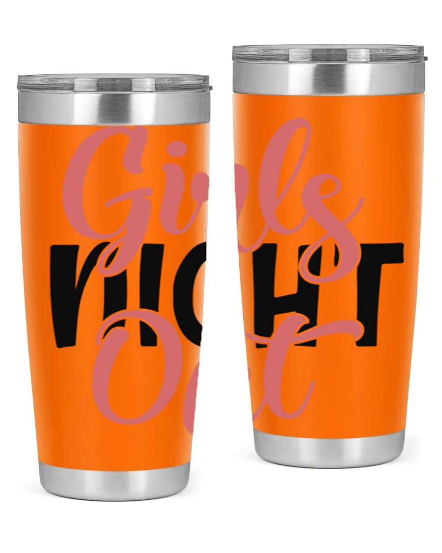 Girls Night Out Style 54# Tumbler in stainless steel with a stylish design, perfect for keeping drinks hot or cold.
