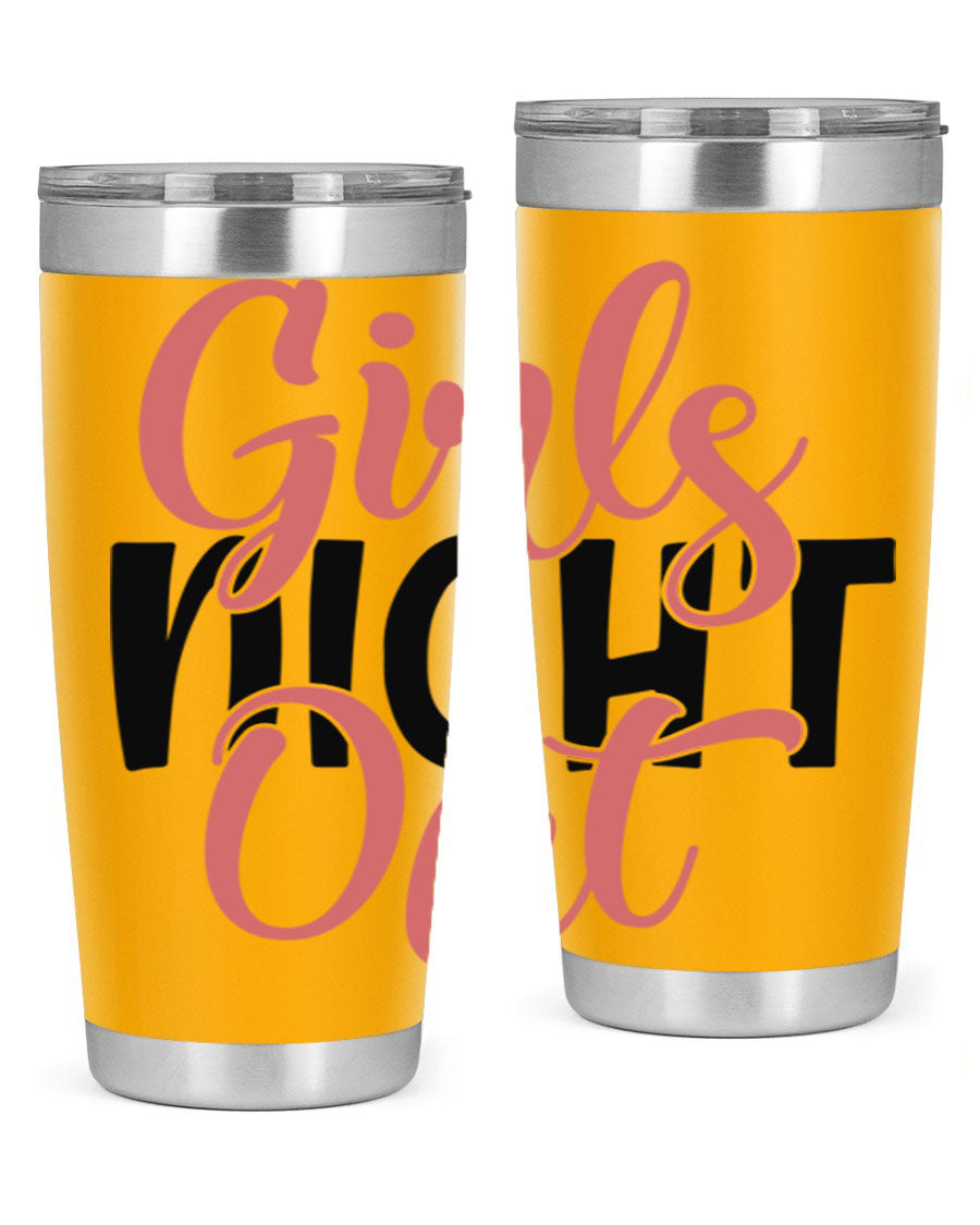 Girls Night Out Style 54# Tumbler in stainless steel with a stylish design, perfect for keeping drinks hot or cold.