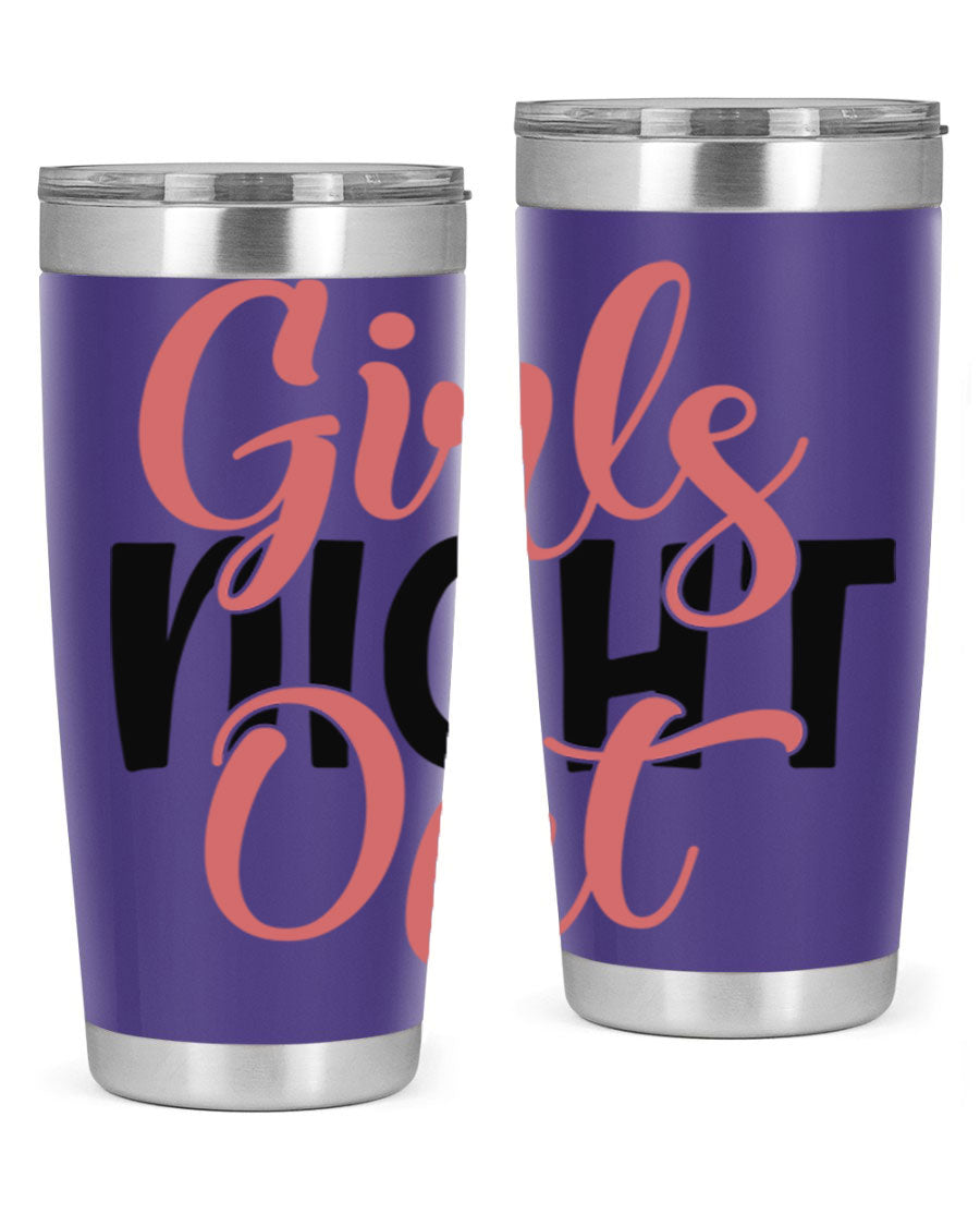 Girls Night Out Style 54# Tumbler in stainless steel with a stylish design, perfect for keeping drinks hot or cold.