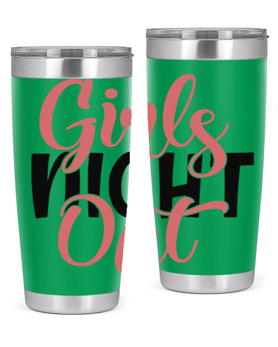 Girls Night Out Style 54# Tumbler in stainless steel with a stylish design, perfect for keeping drinks hot or cold.