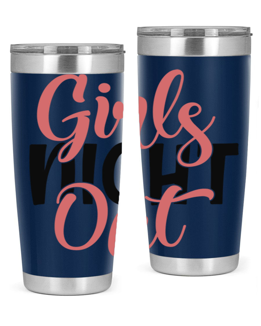 Girls Night Out Style 54# Tumbler in stainless steel with a stylish design, perfect for keeping drinks hot or cold.