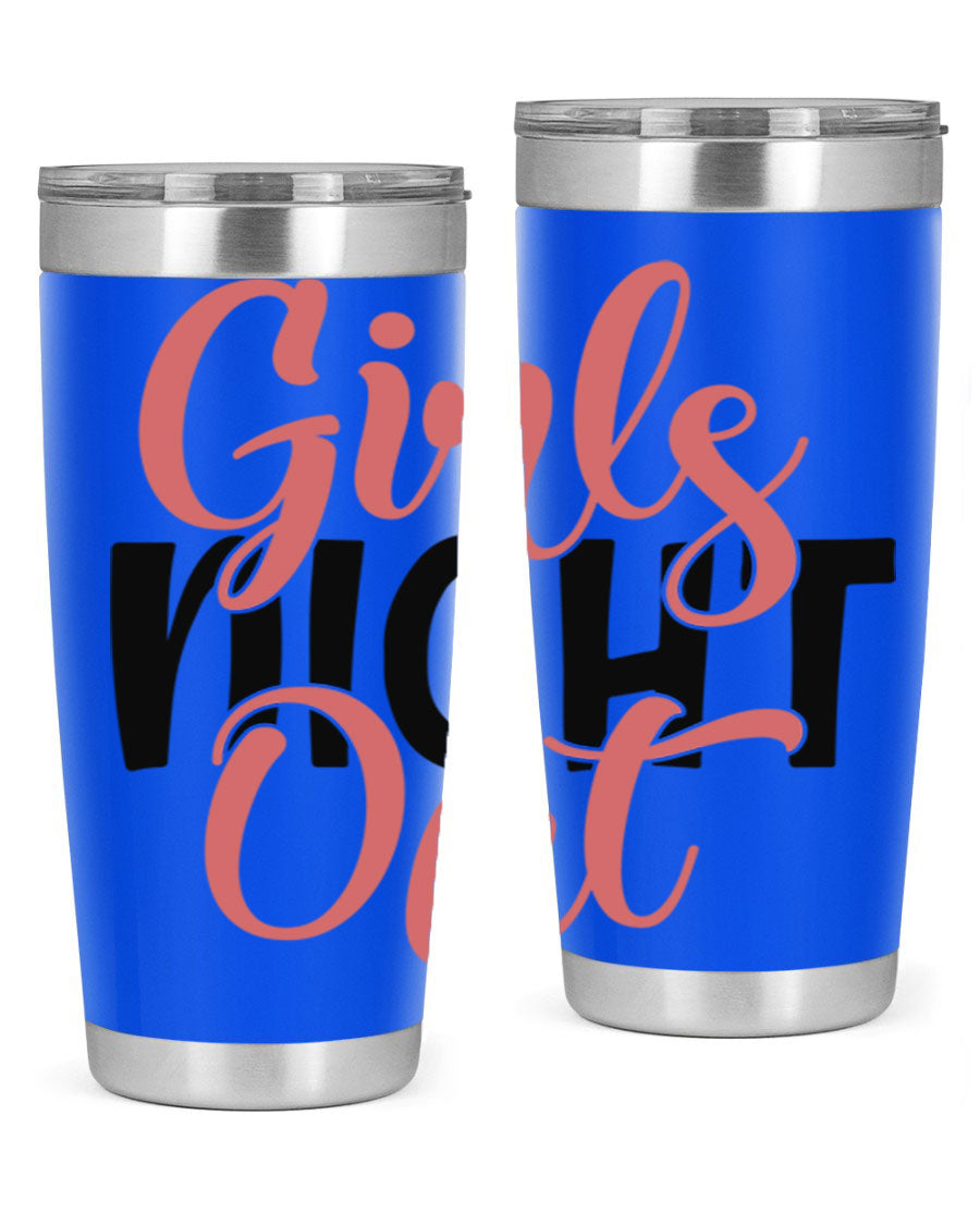 Girls Night Out Style 54# Tumbler in stainless steel with a stylish design, perfect for keeping drinks hot or cold.