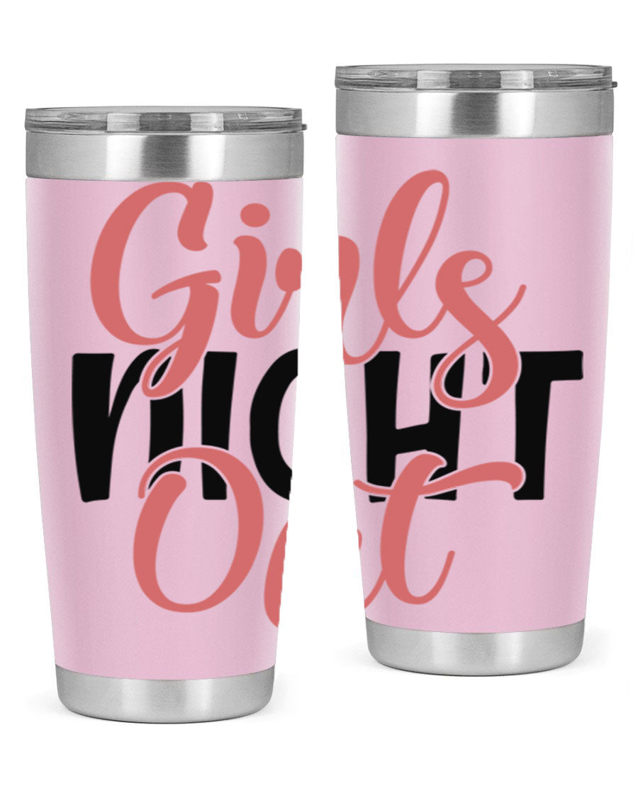 Girls Night Out Style 54# Tumbler in stainless steel with a stylish design, perfect for keeping drinks hot or cold.