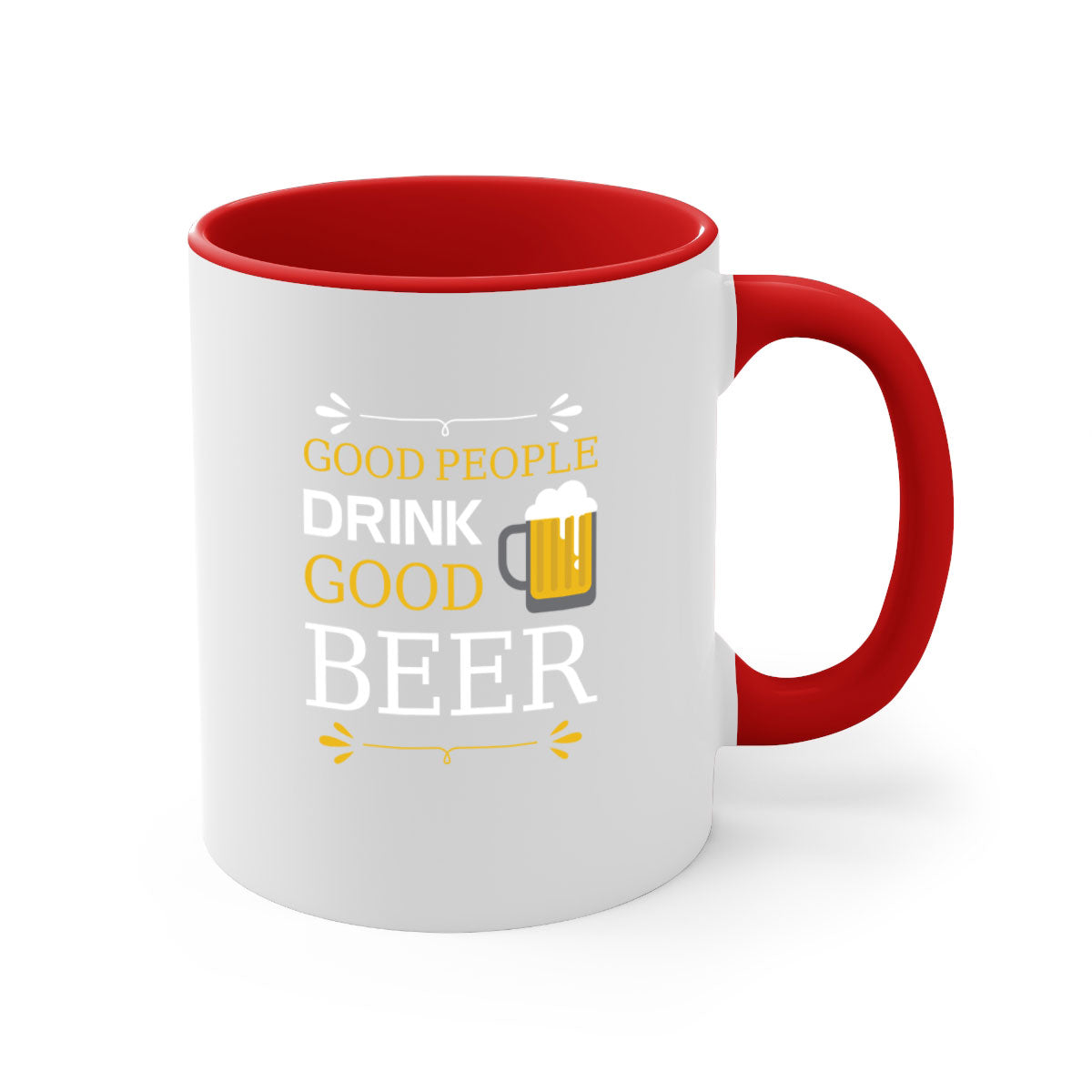 Good People Drink 87# Mug in five vibrant colors with a glossy finish and easy-grip handle, perfect for coffee and tea.