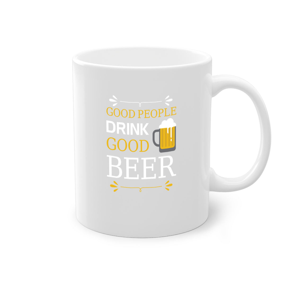 Good People Drink 87# Mug in five vibrant colors with a glossy finish and easy-grip handle, perfect for coffee and tea.